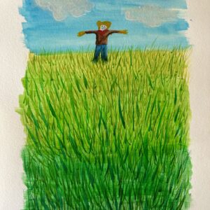 "THE LONELY SCARECROW" - Original piece