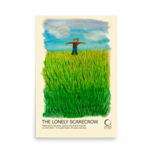 "THE LONELY SCARECROW" - Poster